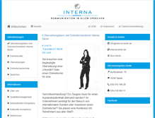 Tablet Screenshot of interna-berlin.de